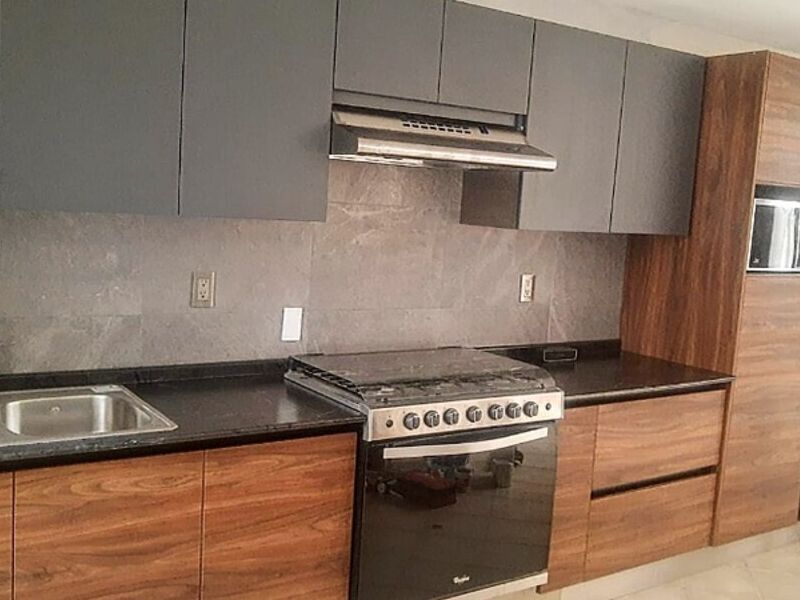 cocina gabinetes sin manijas SLP
