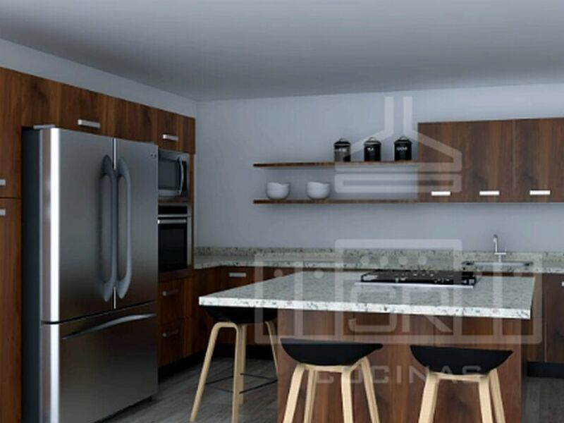Cocina en melamina y pianovo México