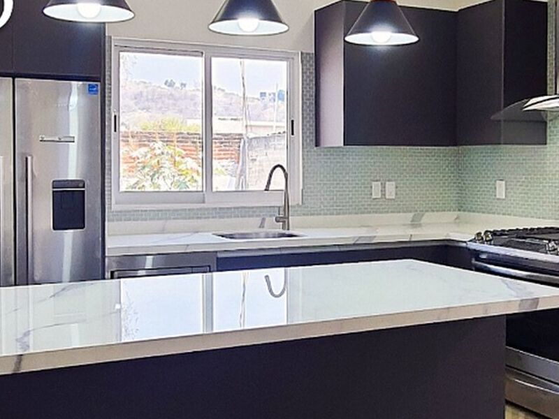 Cocina color gris México