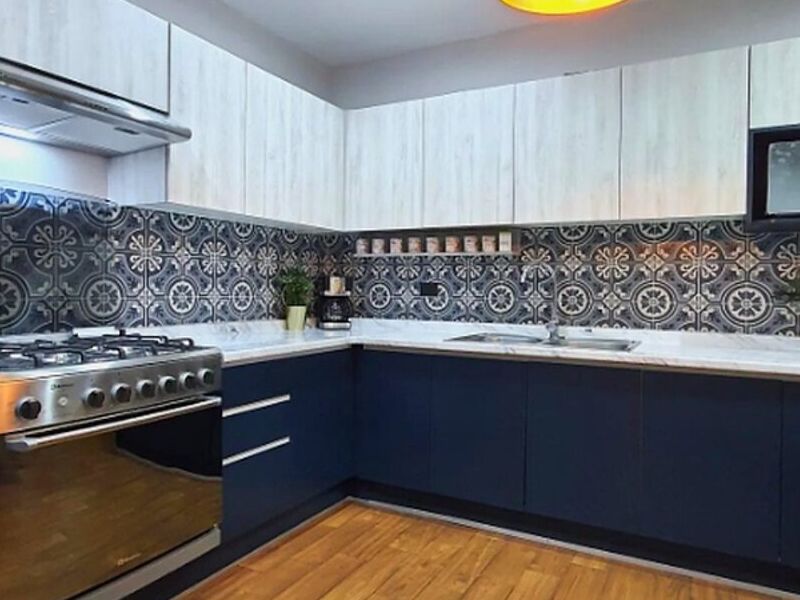 Cocina Integral color azul México