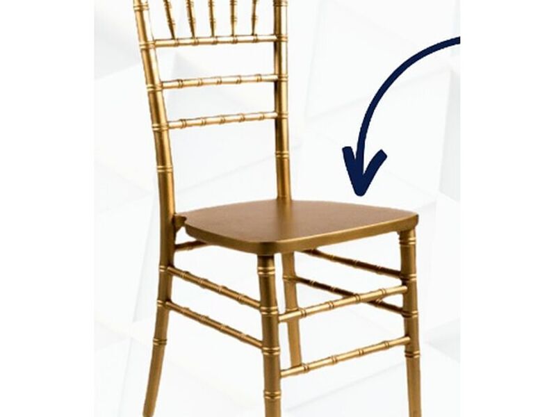 Silla Tiffany dorada México