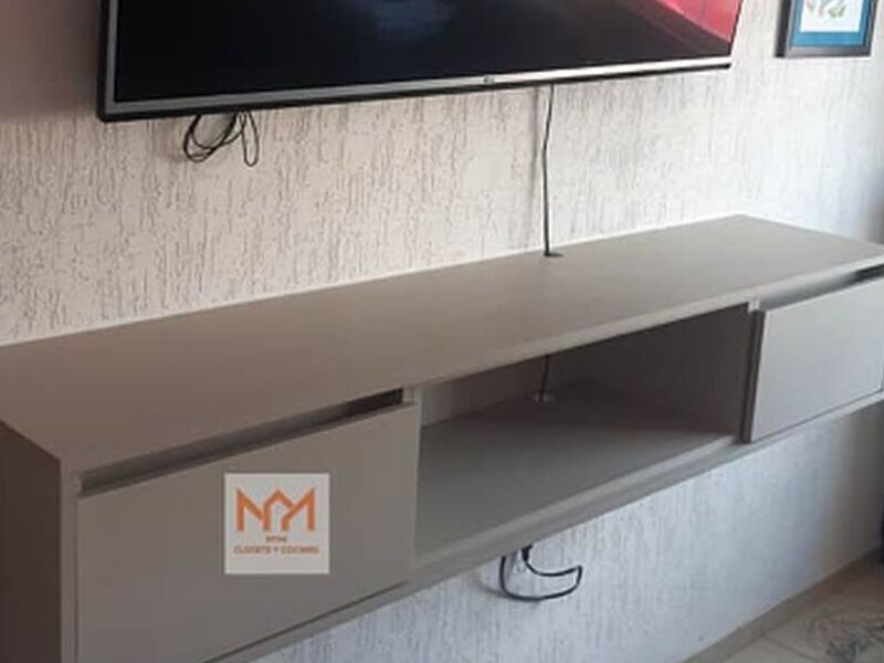 Mueble de TV color seda México