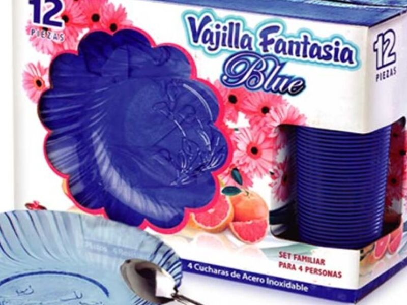 VAJILLA FANTASIA BLUE CDMX