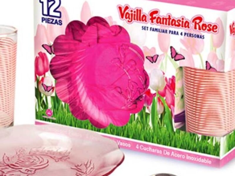 VAJILLA FANTASIA ROSE CDMX