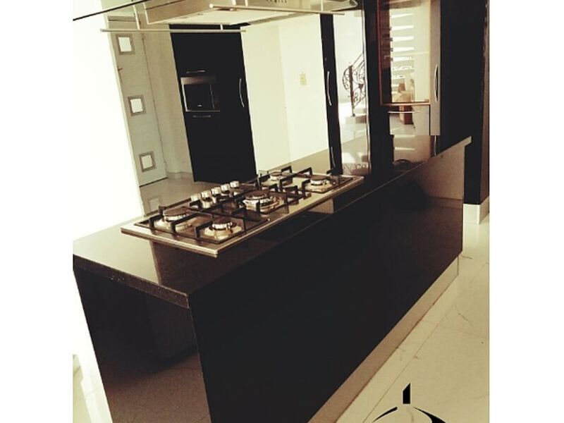 cocina negro brillante Tlaxcala