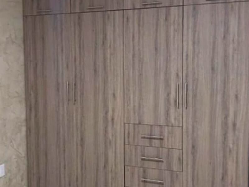 Closet en melamina beige México