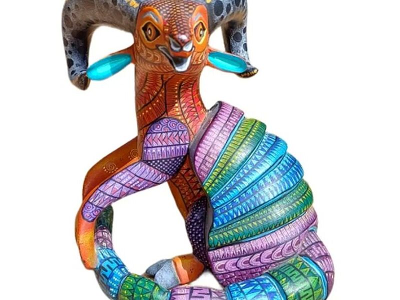Alebrije Cimarron armadillo México 