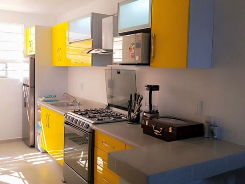 Cocina Integral Tono Amarillo México