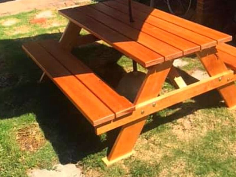 Mesa tipo picnic México