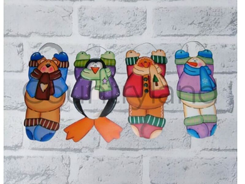 Adorno Pared Amigos Navidad CDMX