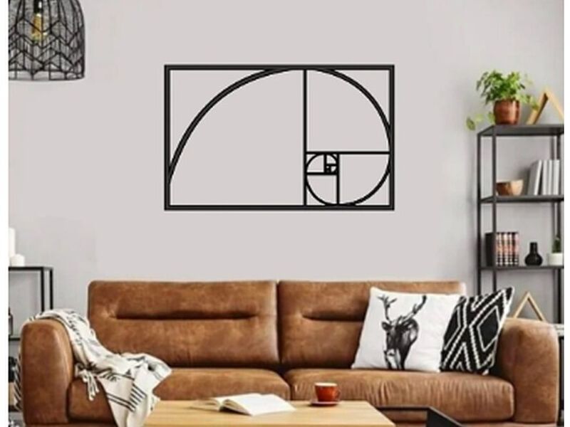 Cuadro Decorativo Espiral Fibonacci CDMX