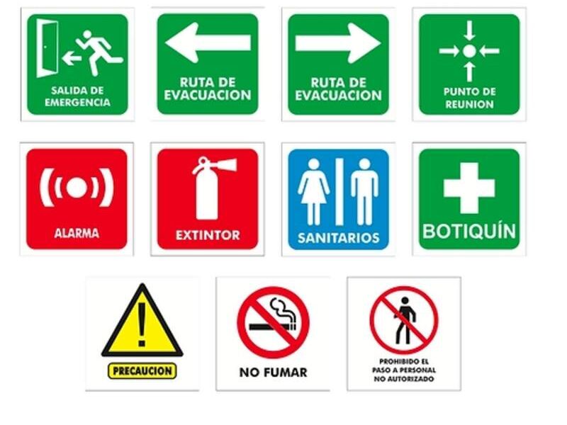 Paquete Señalética Mediano 25 pzs México