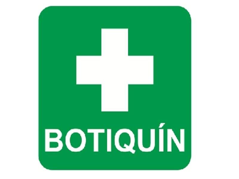 Rótulo Botiquín Verde México