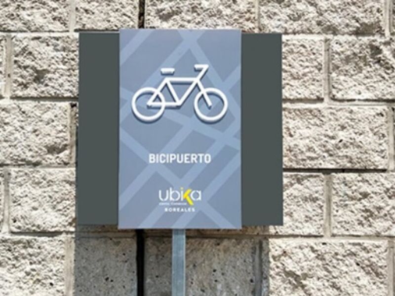 Señalamiento Estación Bici México