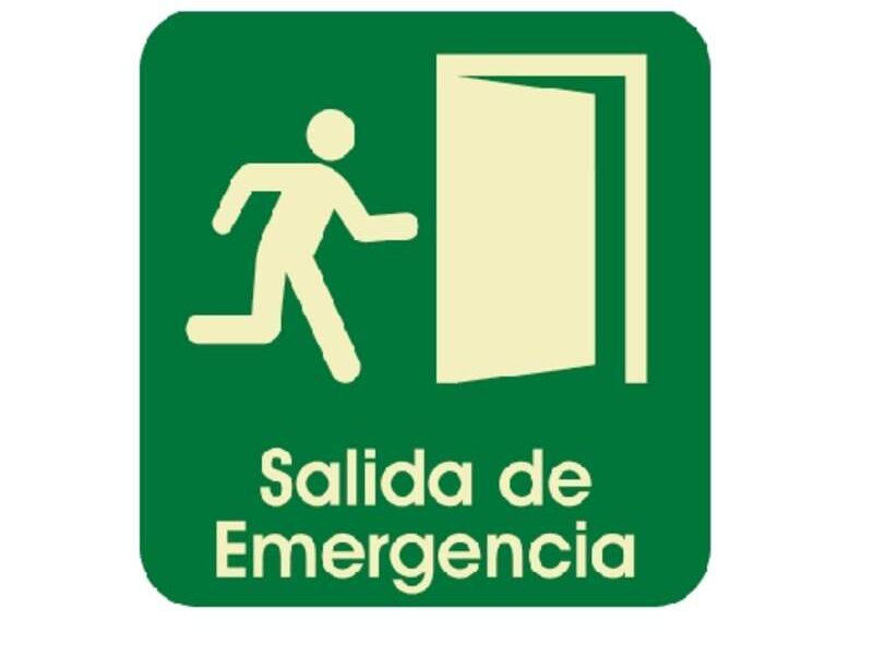 Señal salida de emergencia México