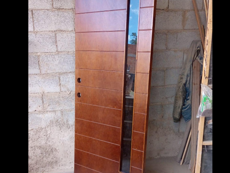 Puerta Diseño Lineas Horizontales Durango