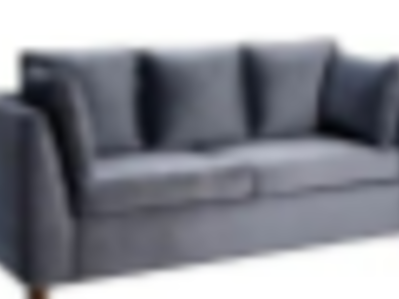 Sillón moderno plateado oscuro