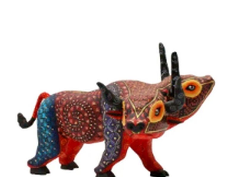Alebrije Toro dos cabezas  México