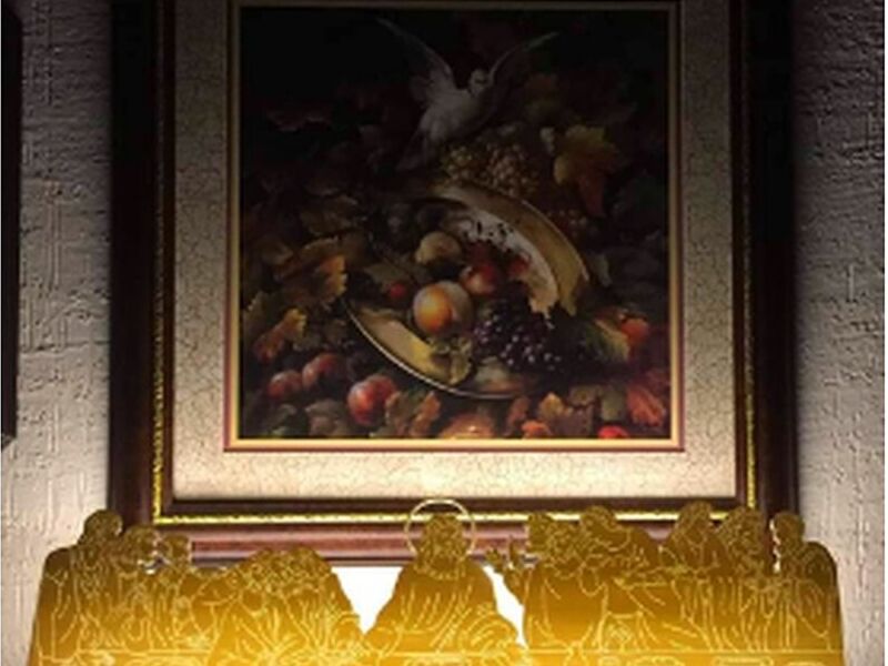 lampara la ultima cena Mexico