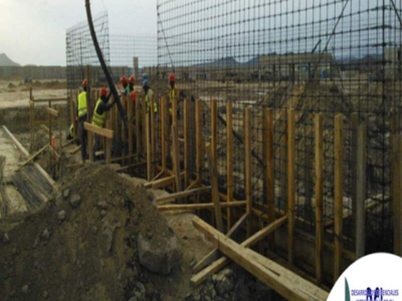Construcción de muros CGI