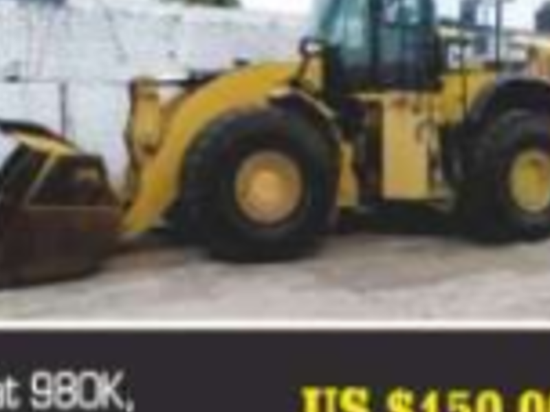Pala de ruedas Cat 980 K Quintana Roo