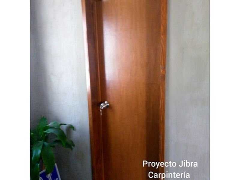 Puerta Tambor Madera Caobilla México