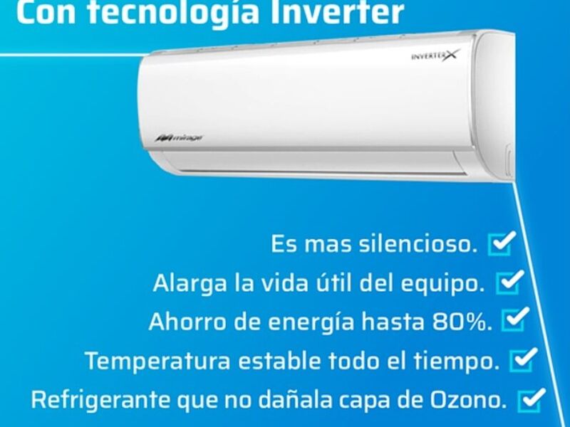 Mirage Mini split  inverter-México