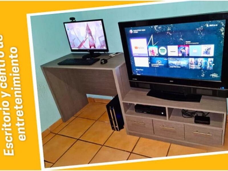 escritorio y mueble TV Veracruz