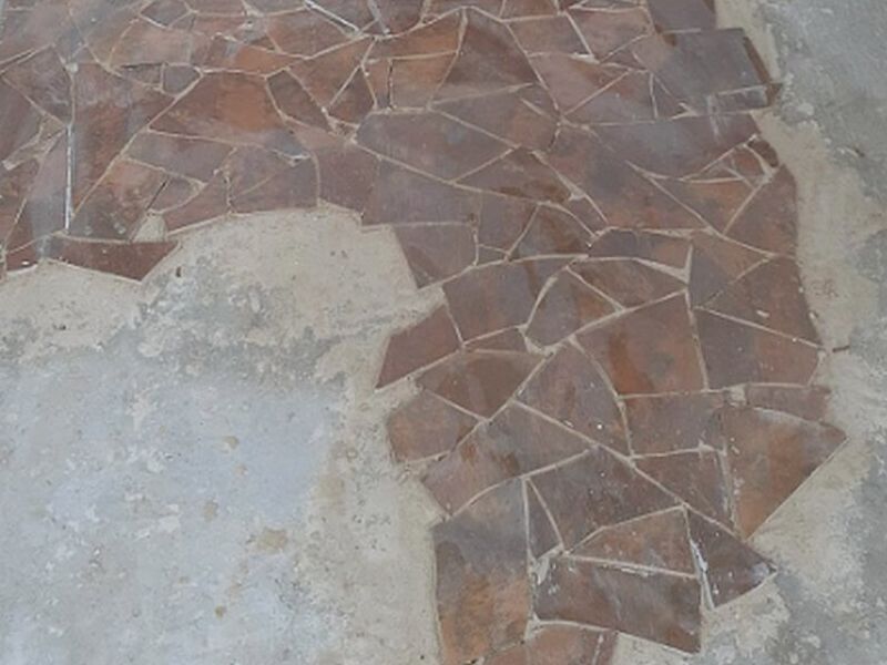 cerámica irregular piso Ensenada