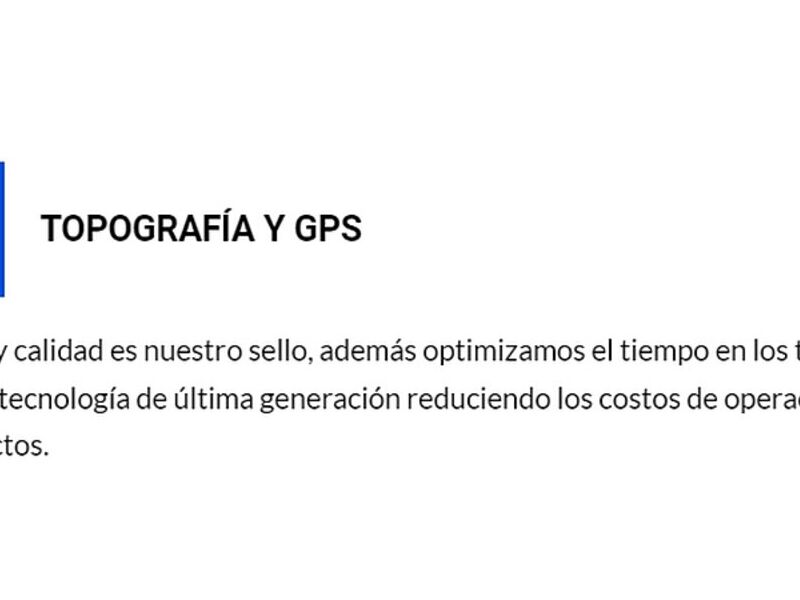 TOPOGRAFÍA GPS MÉXICO 