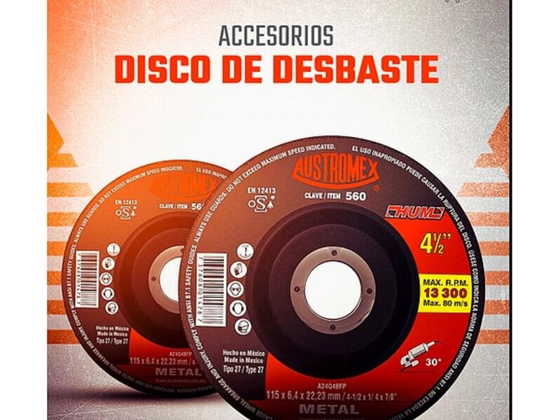 Discos de desbaste