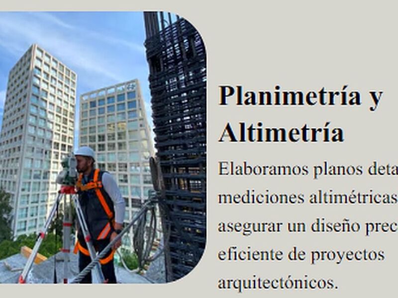 Planimetría Altimetría Mérida 