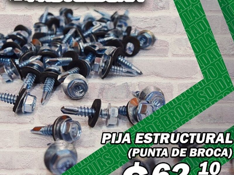 Pija estructural punta de broca México