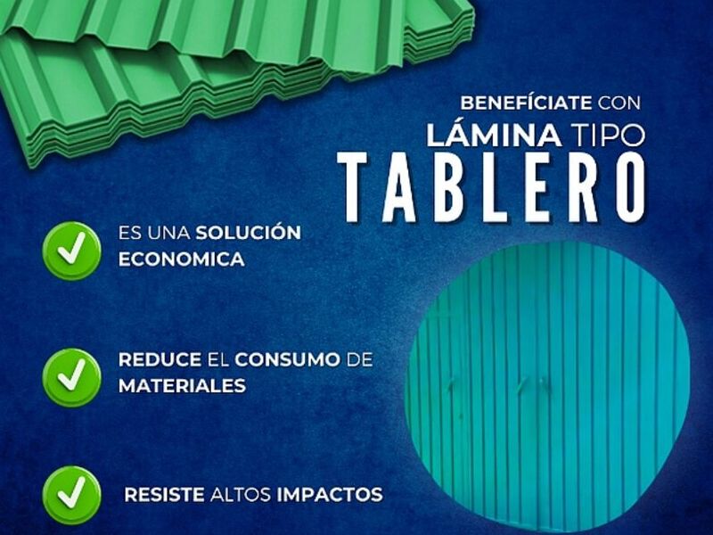  lámina tipo tablero México