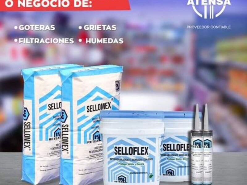 Cemento plástico selloflex Coahuila Atensa