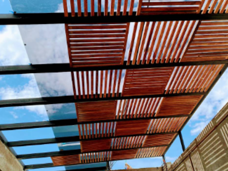 PÉRGOLA DE MADERA CDMX 