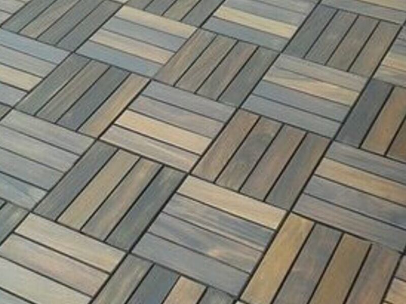 Piso de madera modular México