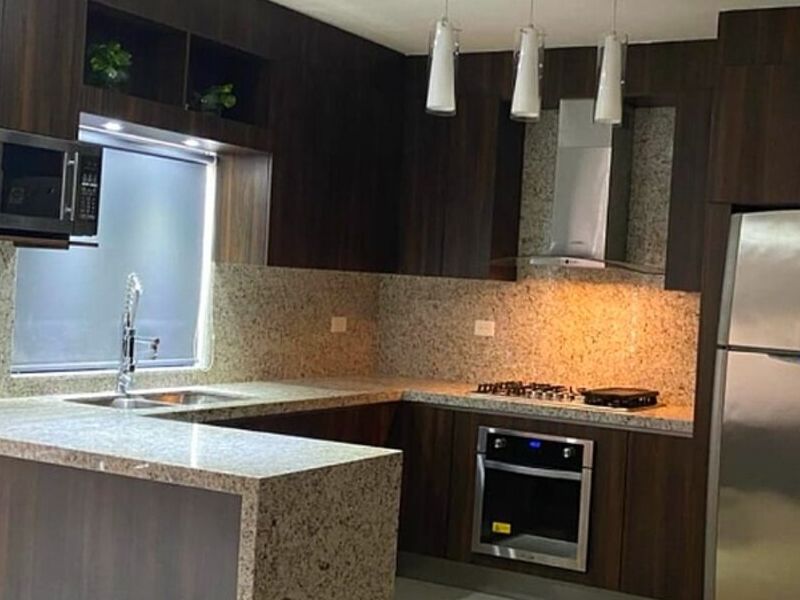 Cocina cubierta en granito México