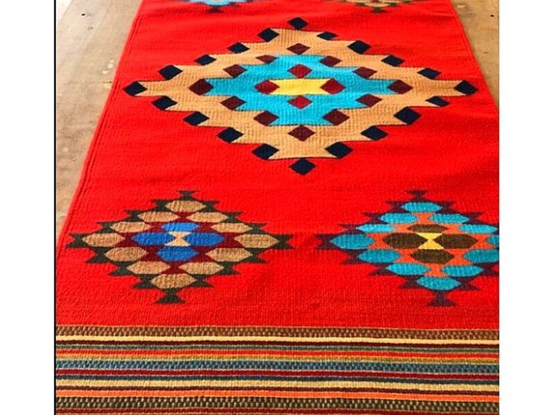 Tapete Lana rombos  México 