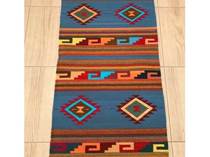 Tapete Lana artesanal México 