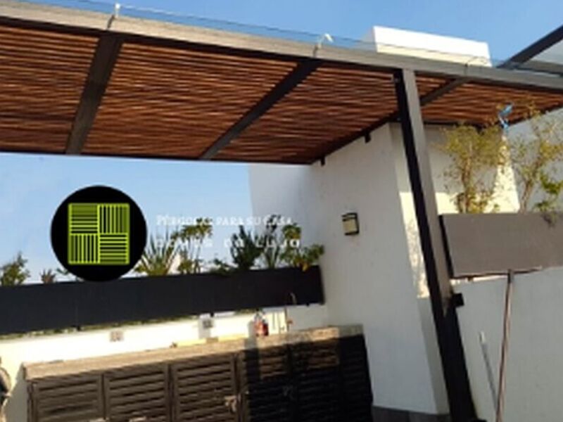 PÉRGOLA DE POLICARBONATO MÉXICO