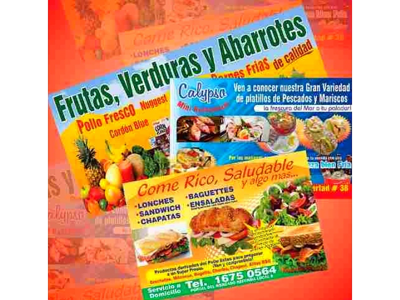 Volantes publicitarios Guasave