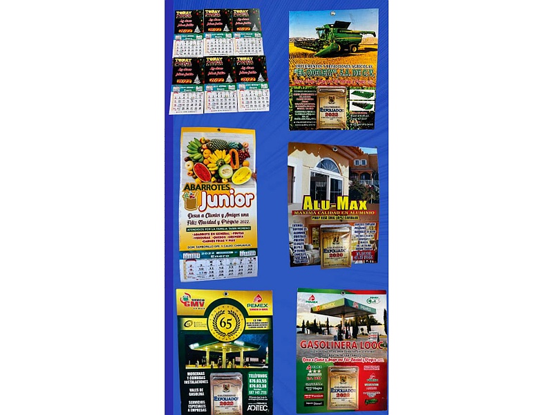 Calendarios publicitarios México