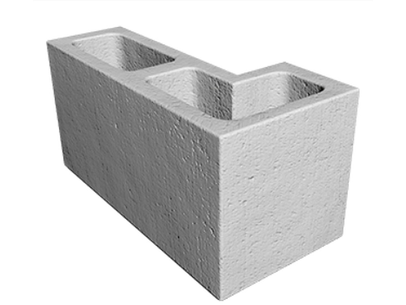 Block hueco liso esquinero México