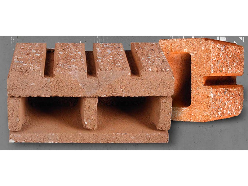 Block arquitectónico estriado México