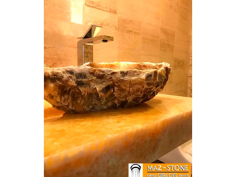 Cubierta de lavabo Onix Café México
