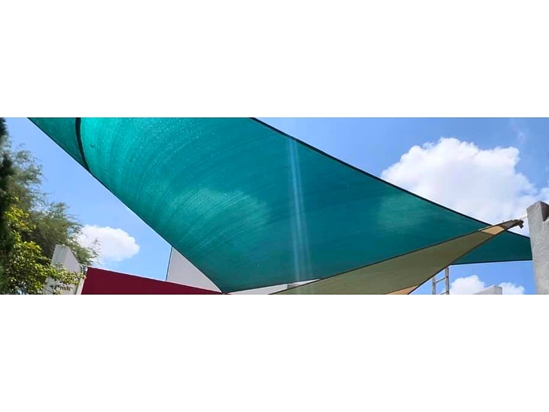 Malla sombra verde Aguascalientes