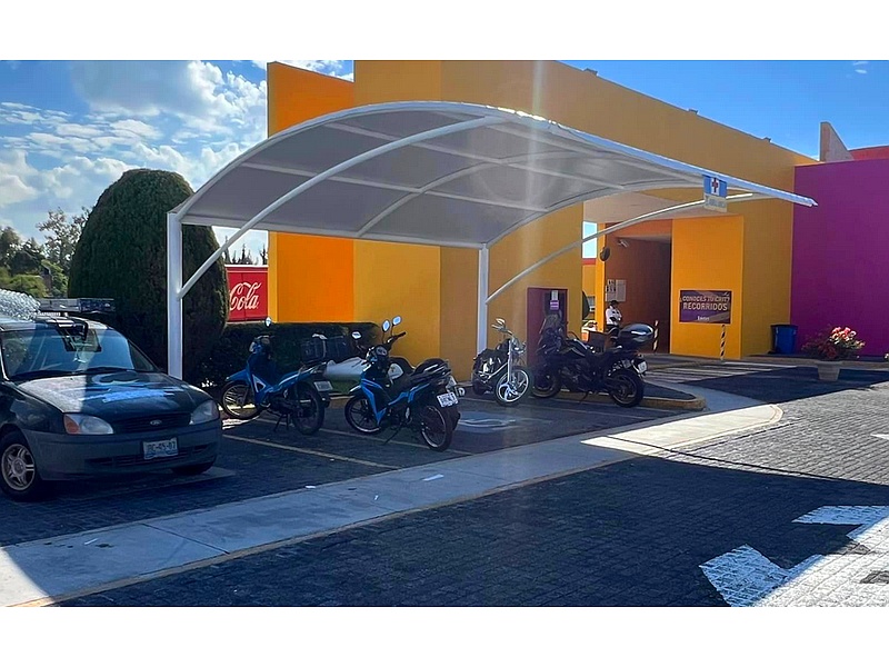 Cubierta estacionamiento Aguascalientes