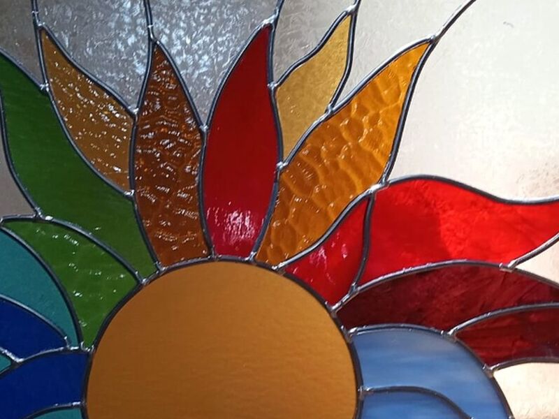 vitral sol Mexico 