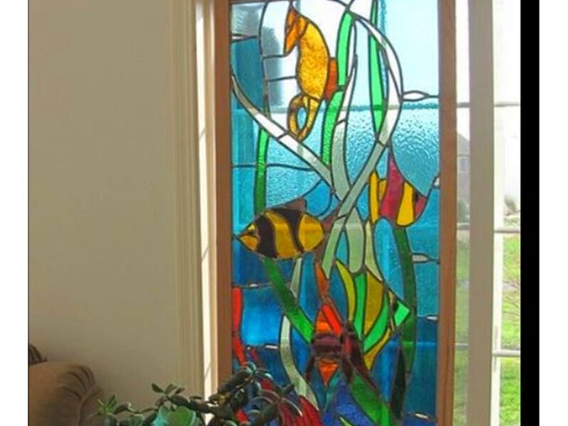 vitral acuario Mexico 